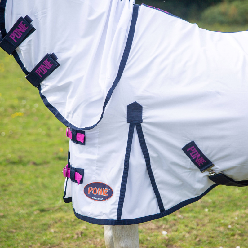 Gallop PONIE Essentials Combo Fly Rug in White-3